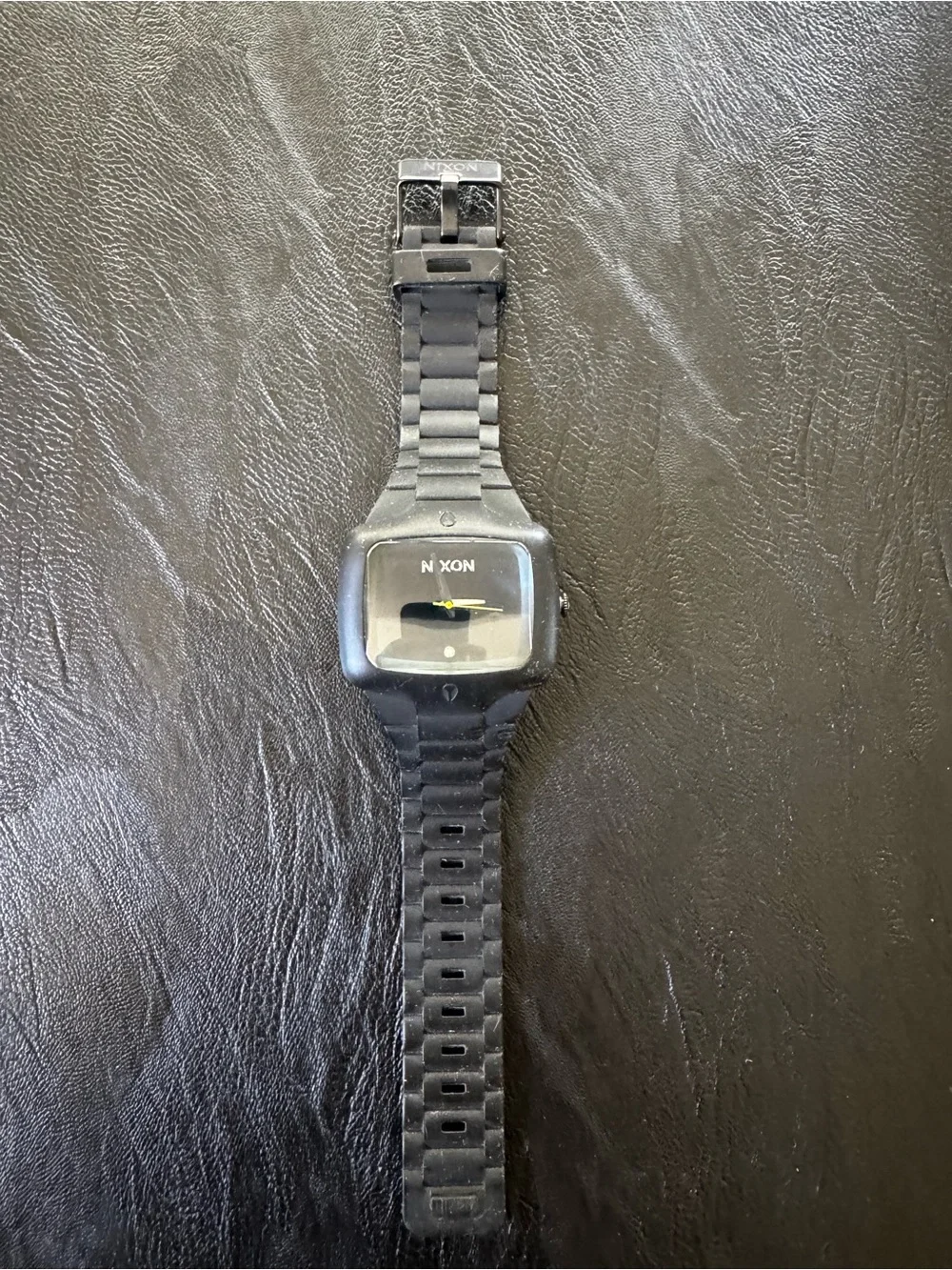 Nixon Black Rubber Player  Analog Watch